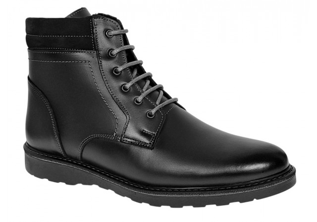 Ghete barbati sport casual din piele naturala cu fermoar (imblanite) Corsa GKR95N